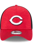 New Era Cincinnati Reds Mens Red 2T Tech Neo 39THIRTY Flex Hat