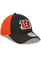 New Era Cincinnati Bengals Mens Black 2T Tech Neo 39THIRTY Style Flex Hat