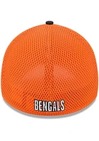 New Era Cincinnati Bengals Mens Black 2T Tech Neo 39THIRTY Flex Hat