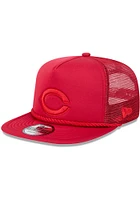 New Era Cincinnati Reds Tone Rope Golfer Trucker Mens Snapback Hat