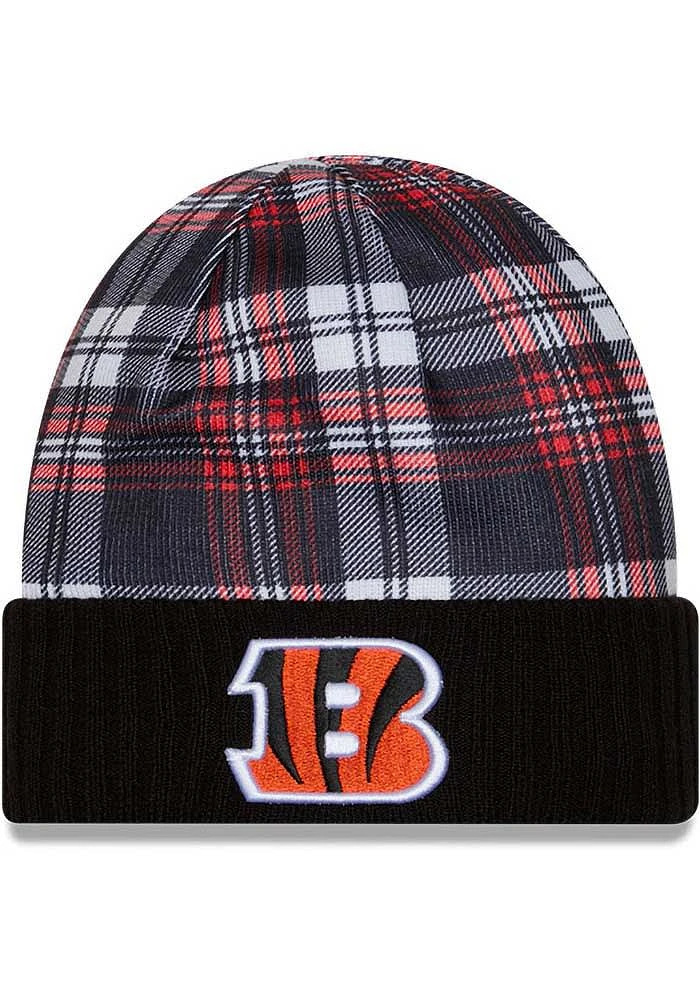 New Era Cincinnati Bengals Black 2024 Sideline Statement Cuff Mens Knit Hat