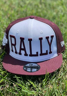 New Era RALLY Maroon 9FIFTY Mens Snapback Hat