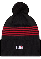 New Era Cincinnati Reds Black MLB City CNCT Knit Mens Knit Hat