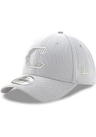 New Era Cincinnati Reds Mens White Tonal DE 39THIRTY Flex Hat