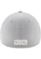 New Era Cincinnati Reds Mens White Tonal DE 39THIRTY Flex Hat