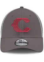 New Era Cincinnati Reds Mens Graphite 2T NEO 39THIRTY Design Flex Hat