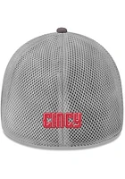 New Era Cincinnati Reds Mens Graphite 2T NEO 39THIRTY Design Flex Hat