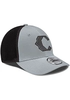 New Era Cincinnati Reds Mens Grey 2T NEO 39THIRTY Flex Hat