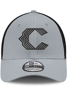 New Era Cincinnati Reds Mens Grey 2T NEO 39THIRTY Flex Hat