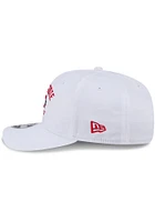 New Era Ohio State Buckeyes Team Wordmark & Logo Stretch 9SEVENTY Adjustable Hat - White