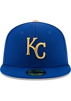 New Era Kansas City Royals Mens Blue Alt AC 59FIFTY Fitted Hat