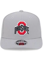 New Era Ohio State Buckeyes Stretch Snap 9SEVENTY Adjustable Hat - Grey