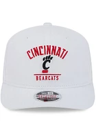 New Era Cincinnati Bearcats Team Wordmark & Logo Stretch 9SEVENTY Adjustable Hat - White