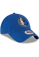 New Era Dallas Mavericks Core Classic 9TWENTY Adjustable Hat - Blue