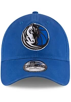 New Era Dallas Mavericks Core Classic 9TWENTY Adjustable Hat - Blue