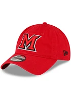 New Era Miami RedHawks Core Classic 9TWENTY 2.0 Adjustable Hat - Red