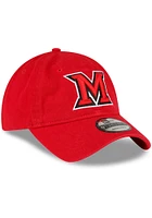 New Era Miami RedHawks Core Classic 9TWENTY 2.0 Adjustable Hat - Red