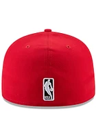 New Era Chicago Bulls Mens Red 59FIFTY Fitted Hat