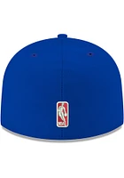 New Era Philadelphia 76ers Mens Blue 59FIFTY Fitted Hat