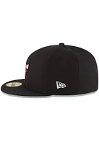 New Era Chicago Bulls Mens Black 59FIFTY Fitted Hat