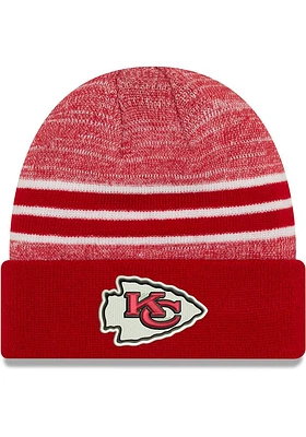 New Era Kansas City Chiefs Red Heather Mens Knit Hat