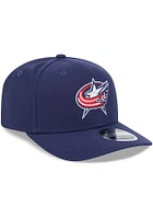 New Era Columbus Blue Jackets 9SEVENTY Stretch Snap Adjustable Hat - Blue