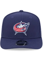 New Era Columbus Blue Jackets 9SEVENTY Stretch Snap Adjustable Hat - Blue