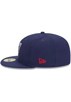 New Era Columbus Blue Jackets Mens 59FIFTY Polyester Fit Fitted Hat