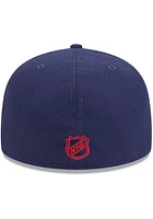 New Era Columbus Blue Jackets Mens 59FIFTY Polyester Fit Fitted Hat