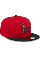 New Era Cincinnati Reds Mens 2025 Clubhouse Modern Crown 59FIFTY Fitted Hat
