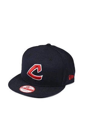 New Era Cleveland Guardians Navy Blue 1973 9FIFTY Mens Snapback Hat