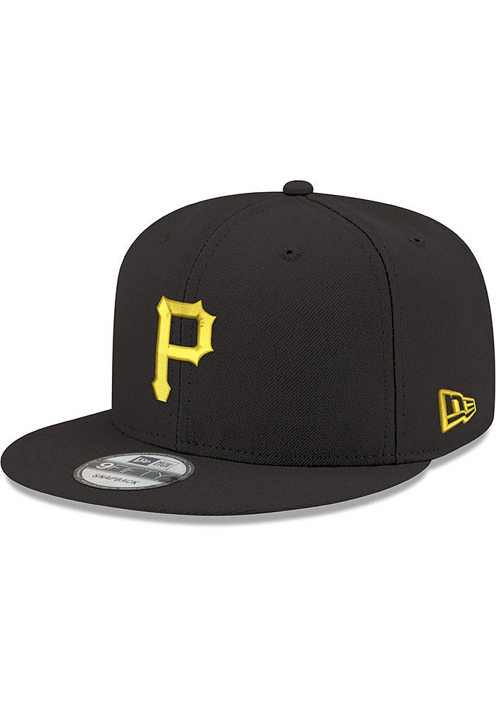 New Era Pittsburgh Pirates Black 9FIFTY Modern Mens Snapback Hat