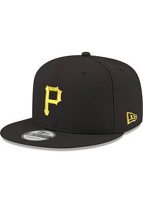 New Era Pittsburgh Pirates Black 9FIFTY Modern Mens Snapback Hat