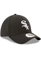 New Era Chicago White Sox Mens Black Team Classic 39THIRTY Flex Hat