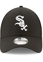 New Era Chicago White Sox Mens Black Team Classic 39THIRTY Flex Hat