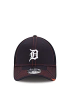 New Era Detroit Tigers Mens Navy Blue Team Neo 39THIRTY Flex Hat