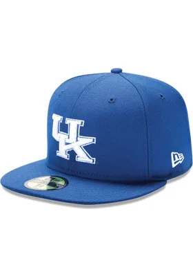 New Era Kentucky Wildcats Mens Blue Basic 59FIFTY Classic Fitted Hat