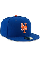 New Era York Mets Mens Blue AC Alt 59FIFTY Fitted Hat