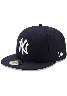 New Era York Yankees Mens Blue AC Game 59FIFTY Fitted Hat