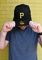 New Era Pittsburgh Pirates Mens Yellow AC Game 59FIFTY Fitted Hat