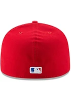 New Era Texas Rangers Mens Red AC Alt 59FIFTY Fitted Hat