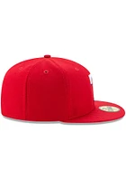 New Era Texas Rangers Mens Red AC Alt 59FIFTY Fitted Hat