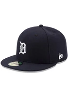 New Era Detroit Tigers Navy Blue AC Home JR 59FIFTY Youth Fitted Hat