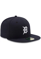 New Era Detroit Tigers Navy Blue AC Home JR 59FIFTY Youth Fitted Hat