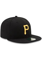 New Era Pittsburgh Pirates Yellow AC Game JR 59FIFTY Youth Fitted Hat
