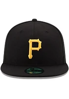New Era Pittsburgh Pirates Yellow AC Game JR 59FIFTY Youth Fitted Hat