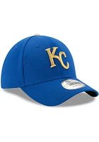 New Era Kansas City Royals Mens Blue Alt Team Classic 39THIRTY Flex Hat