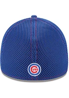 New Era Chicago Cubs Mens Blue Bear Team Neo 39THIRTY Flex Hat