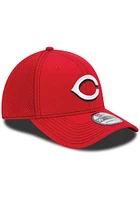 New Era Cincinnati Reds Mens Red Team Neo 39THIRTY Flex Hat