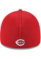 New Era Cincinnati Reds Mens Red Team Neo 39THIRTY Flex Hat